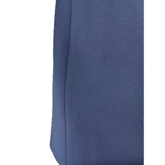 Good American Women's Disco Scuba Sculpted Blazer Navy Blue Size 0 Career Preppy - Picture 11 of 12